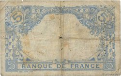 5 Francs BLEU FRANCIA  1915 F.02.25 RC+