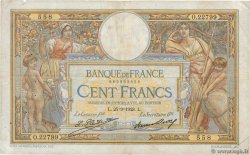 100 Francs LUC OLIVIER MERSON grands cartouches FRANCIA  1928 F.24.07 BC
