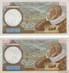 100 Francs SULLY Consécutifs FRANCIA  1941 F.26.45 EBC