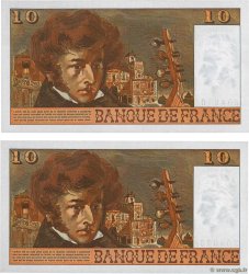 10 Francs BERLIOZ Consécutifs FRANCIA  1976 F.63.19 FDC