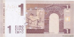 1 Euro Spécimen EUROPA  2014  ST