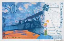 50 Francs SAINT-EXUPÉRY modifié FRANCIA  1996 F.73.02 EBC