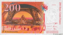 200 Francs EIFFEL FRANCE  1996 F.75.03b XF