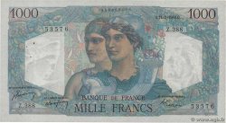 1000 Francs MINERVE ET HERCULE FRANKREICH  1948 F.41.19 VZ