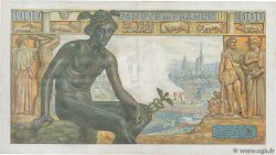 1000 Francs DÉESSE DÉMÉTER FRANKREICH  1942 F.40.02 fVZ