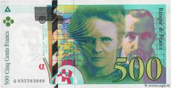 500 Francs PIERRE ET MARIE CURIE FRANCE  1995 F.76.02 pr.NEUF