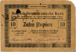 10 Rupien Deutsch Ostafrikanische Bank  1916 P.42 S
