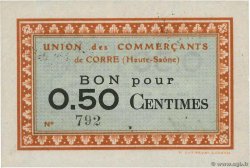 50 Centimes FRANCE regionalism and various Corre 1914 JP.70-10 AU
