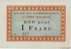 1 Franc FRANCE regionalism and various Corre 1914 JP.70-11
