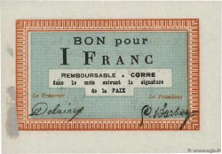 1 Franc FRANCE Regionalismus und verschiedenen Corre 1914 JP.70-11 VZ