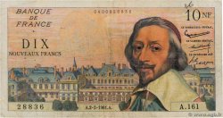 10 Nouveaux Francs RICHELIEU FRANCIA  1961 F.57.14 q.MB