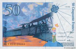 50 Francs SAINT-EXUPÉRY FRANCIA  1992 F.72.01b EBC