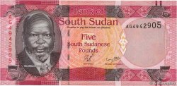 5 Pounds SOUTH SUDAN  2011 P.06