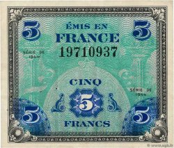 5 Francs DRAPEAU FRANCIA  1944 VF.17.01 BB