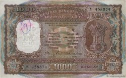 1000 Rupees INDIA Bombay 1975 P.065a F