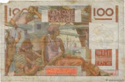 100 Francs JEUNE PAYSAN filigrane inversé FRANCIA  1954 F.28bis.05 q.MB