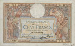 100 Francs LUC OLIVIER MERSON type modifié FRANKREICH  1939 F.25.39 fSS