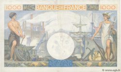 1000 Francs COMMERCE ET INDUSTRIE FRANCIA  1940 F.39.02 MBC+
