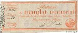100 Francs avec série FRANKREICH  1796 Ass.60b fST