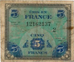 5 Francs DRAPEAU FRANCIA  1944 VF.17.02 RC