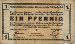 1 Pfennig ALEMANIA Königsbrûck 1916 