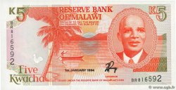 5 Kwacha MALAWI  1994 P.24b