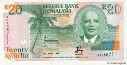 20 Kwacha MALAWI  1993 P.27 UNC