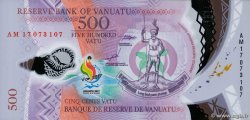 500 Vatu Commémoratif VANUATU  2017 P.New FDC