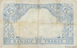 5 Francs BLEU FRANCIA  1915 F.02.27 MBC
