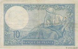 10 Francs MINERVE FRANCE  1927 F.06.12 F+
