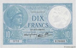 10 Francs MINERVE modifié FRANKREICH  1940 F.07.20 fST+