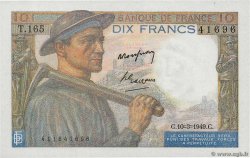 10 Francs MINEUR FRANCIA  1949 F.08.20 AU