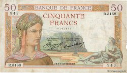 50 Francs CÉRÈS FRANCIA  1935 F.17.18