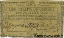 5 Sous FRANCE regionalismo e varie Le Quesnoy 1792 Kc.59.095a