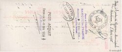 3921,21 Francs FRANCE regionalism and miscellaneous Bordeaux 1928 DOC.Chèque XF