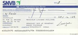 1 Franc FRANCE régionalisme et divers Poissons 1988 DOC.Chèque SUP