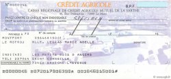 Francs Spécimen FRANCE régionalisme et divers Le Mans 1985 DOC.Chèque SUP