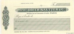 Francs FRANCE régionalisme et divers Paris 1900 DOC.Chèque SPL