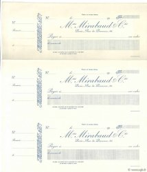 Francs Planche FRANCE regionalismo y varios Paris 1907 DOC.Chèque EBC