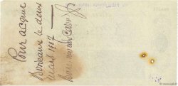 3000 Francs FRANCE regionalismo y varios Bordeaux 1907 DOC.Chèque MBC