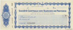 Francs FRANCE Regionalismus und verschiedenen Paris 1932 DOC.Chèque VZ+