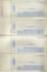 Francs Planche FRANCE regionalismo y varios Noyon 1865 DOC.Chèque MBC