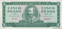 5 Pesos CUBA  1965 P.095c SC+
