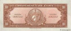 10 Pesos CUBA  1949 P.079a q.AU