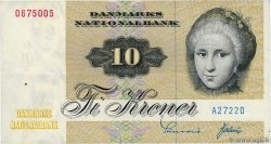 10 Kroner DENMARK  1975 P.048a VF
