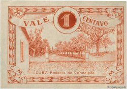 1 Centavos PORTUGAL Cuba 1919  fST+