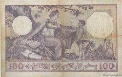 100 Francs TúNEZ  1936 P.10c MBC