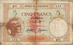 5 Francs NUEVAS HÉBRIDAS  1941 P.04b