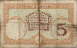 5 Francs NUEVAS HÉBRIDAS  1941 P.04b BC