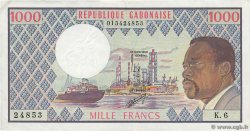 1000 Francs GABóN  1978 P.03c MBC